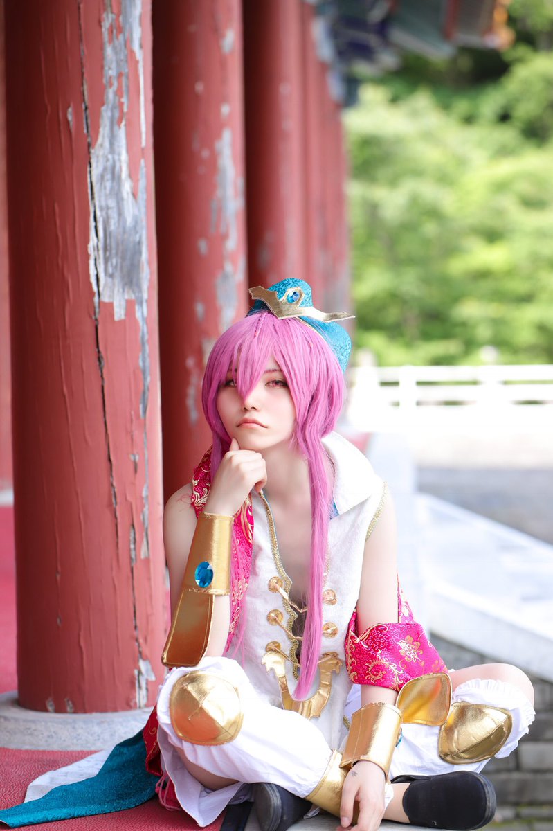 蓮桃 コスプレ マギ 練紅覇 紅覇ちゃんが 拗ねてるみたいです 機嫌をとってください Photo ゆりちん