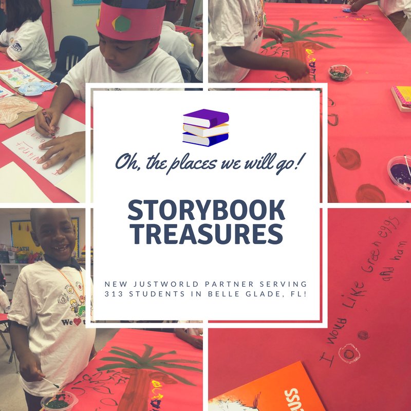 We are excited to work with our new partner, StoryBook Treasures, to bring their impactful literacy program to students in Palm Beach County!