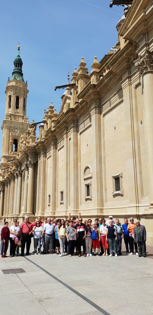 Acabamos nuestra peregrinación en Pilar. Gracias, Madre, por estos días junto a ti