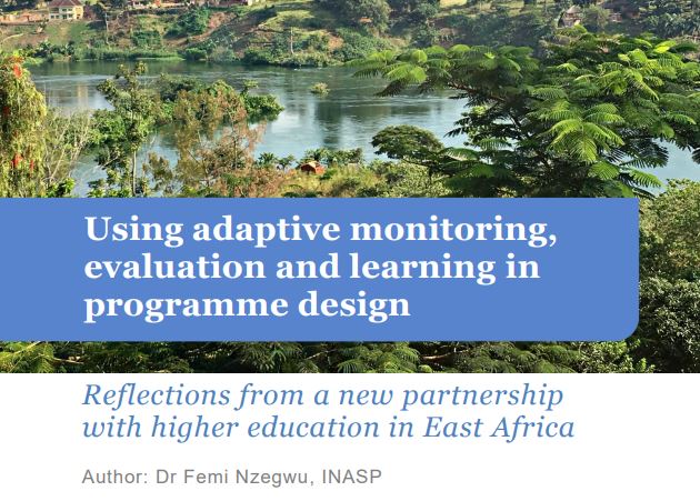 Using adaptive monitoring, evaluation and learning in programme design - Reflections on a new partnership from Femi Nzegwu - INASP's Head of #MEL inasp.info/publications/a… #adaptdev #spheir <a href="/USAIDlearning/">USAIDLearning💡</a>
@rapid_odi 
<a href="/ODIdev/">ODI</a>