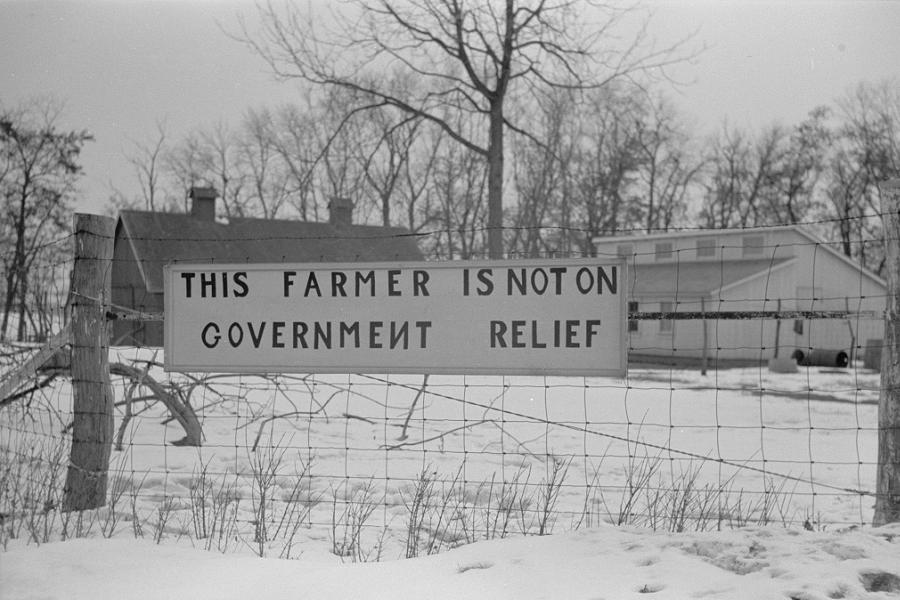 BTW, welfare was seen as charity by some, something ugly (not a return or taxes or earned benefits), and there are more than a few cases of dust bowl farmers refusing help from the government.