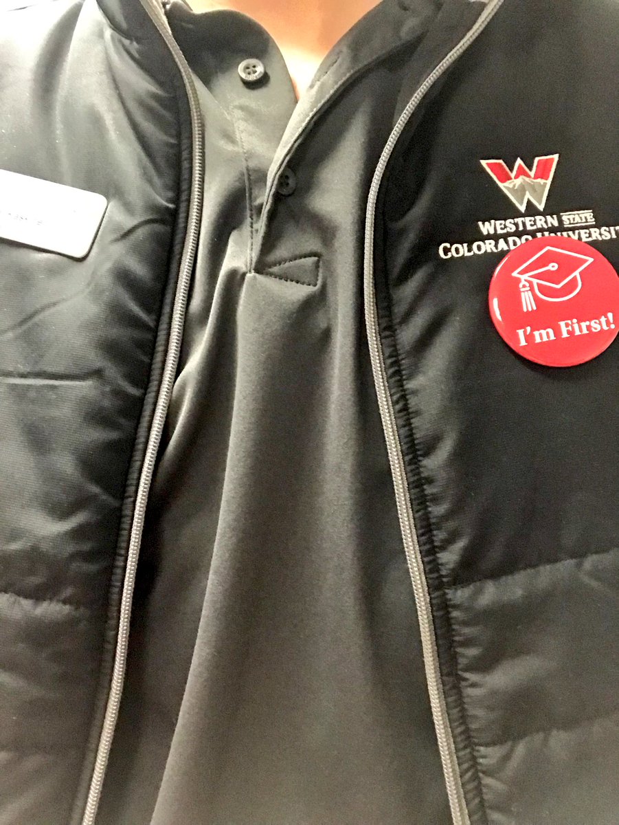 JoelKaskinen's tweet image. I’m damn proud to be #FirstGen, and to represent all students, staff, and faculty that are as well. I’m thrilled to be a part of the #ImFirst initiative here at @WesternColoU! #SAChat