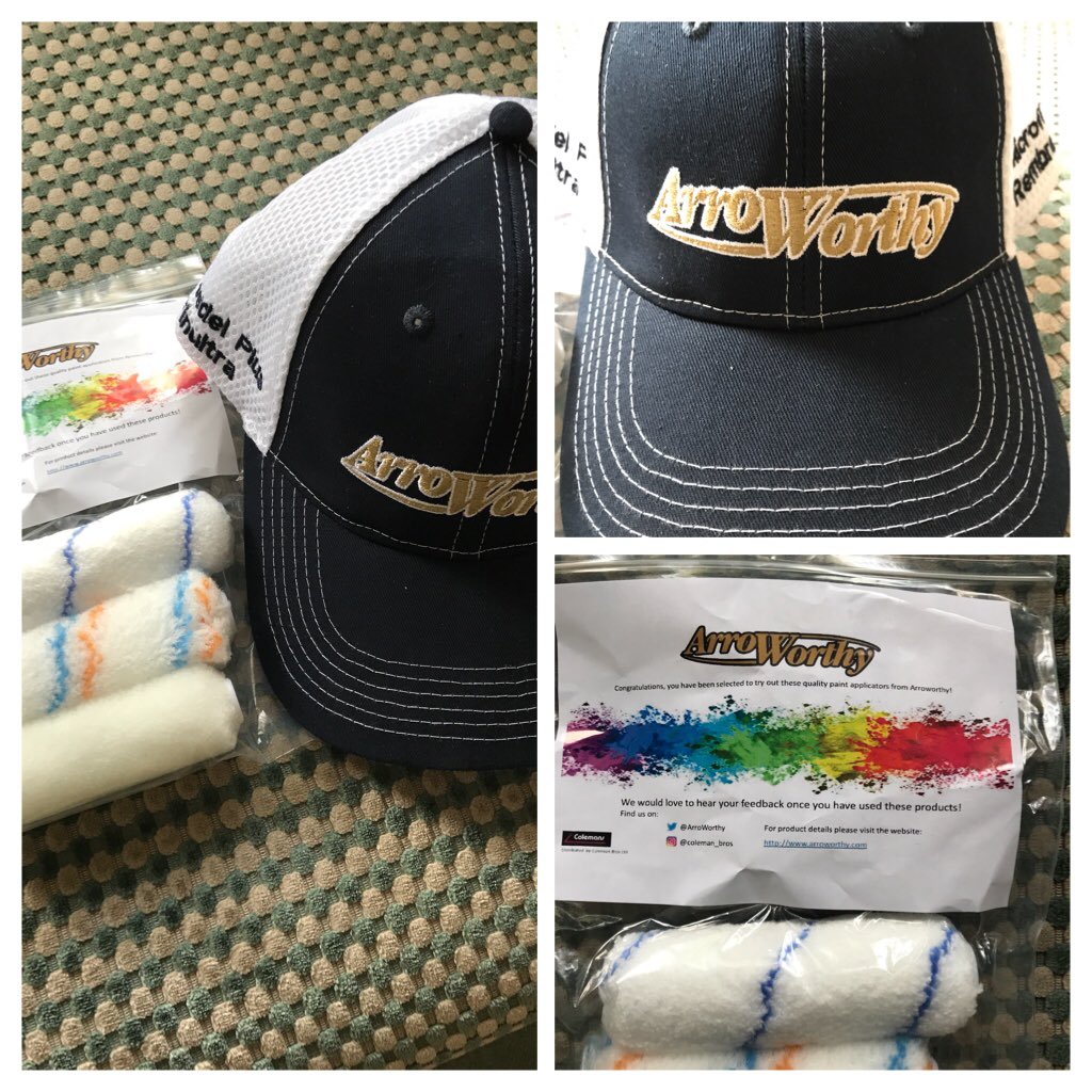 oscardecorator's tweet image. #ArroWorthy many thanks for the great prize ! Can’t wait to use the roller sleeves 👍