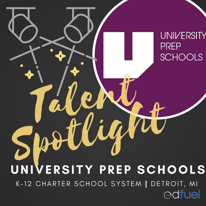 EdFuelOrg's tweet photo. Congratulations to our August Talent Highlight of the Month, @UPrepSchools ! Head over to our Facebook page to learn more about the work U Prep is doing in Detroit, MI! https://t.co/zDs8avePAu https://t.co/LgS4D5CKh1
