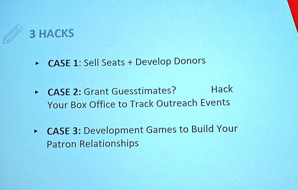 RCiprotti's tweet photo. Emily &amp; Emily from @CvilleBallet gave out some great ideas for development folks at their #pmcm18 session. https://t.co/n56W52bzAx