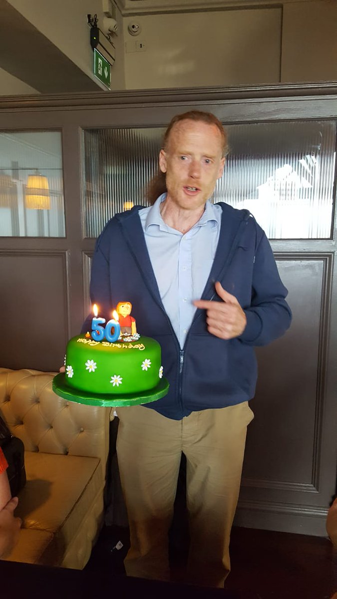 NLNWicklow's tweet photo. What a talented bunch of students in @NLNIreland Bray. IT &amp; Bus Admin's Andy Brown's birthday today &amp; class colleague Aoife Connolly designed &amp; made this super birthday cake showing Andy's love of gardening! Well done Aoife &amp; happy birthday Andy 🎂🎉 #birthday #cake #gardening https://t.co/np5LHKgQFU