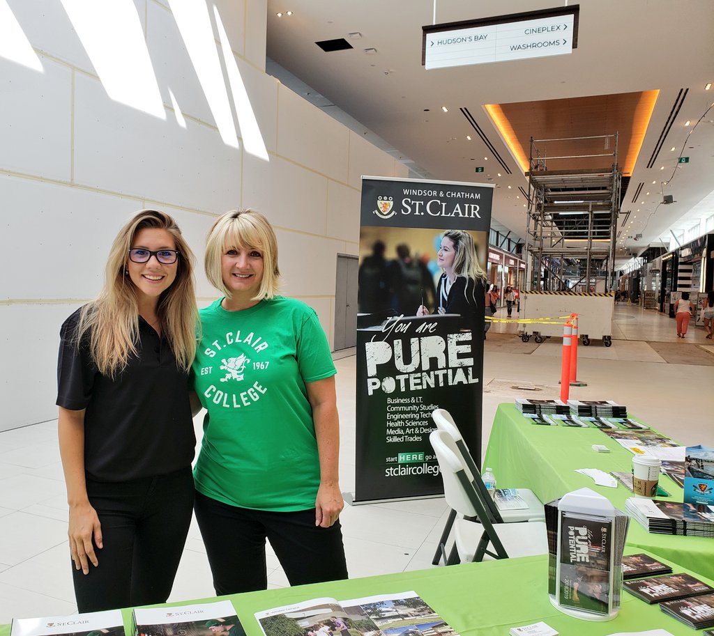 Thinking about starting this September? Come visit our booth at <a href="/devonshiremall/">Devonshire Mall</a> to discover all the possibilities we have for your future #SaintStrong #PurePotential