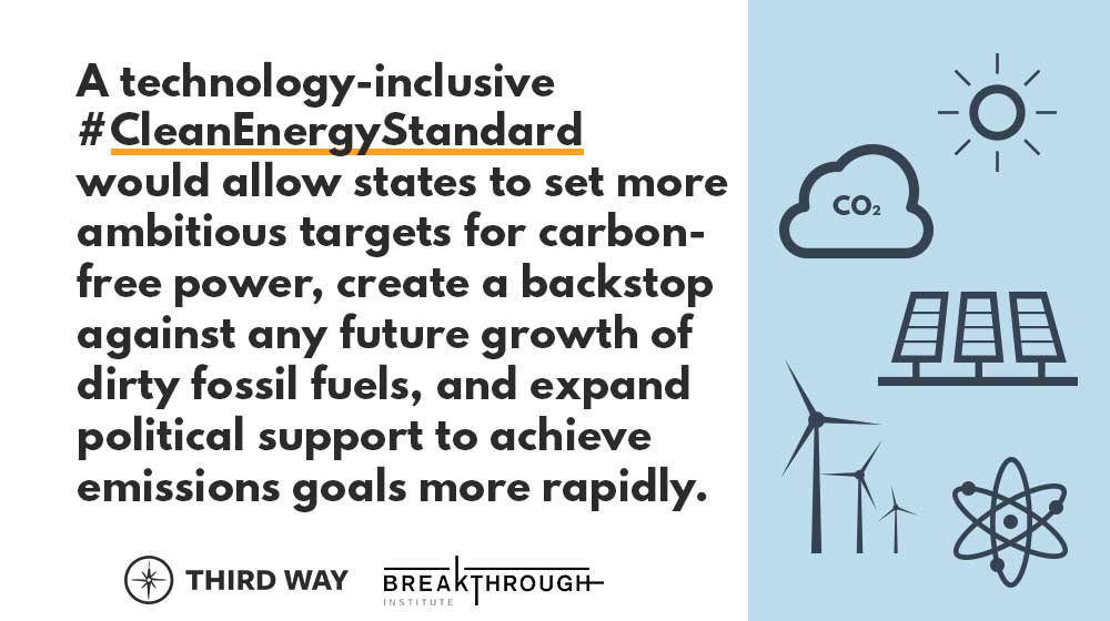 ThirdWayTweet's tweet image. With the ACE rule this week, the Trump Administration is taking us backward, rejecting a modern energy policy simply to bailout coal. But there's a way the states could lead on #climate: A #CleanEnergyStandard: thirdway.org/report/clean-e…