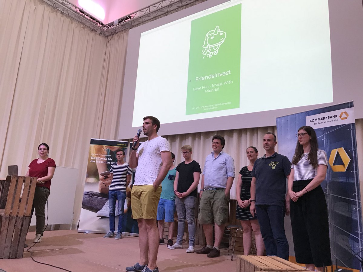 Collabothon2019's tweet photo. FriendsInvest created a shared security account where friends can invest in stocks together 📊📈
#fusionoftheindustries #collabothon #pitchcompetition #trading https://t.co/AluDfESiGP