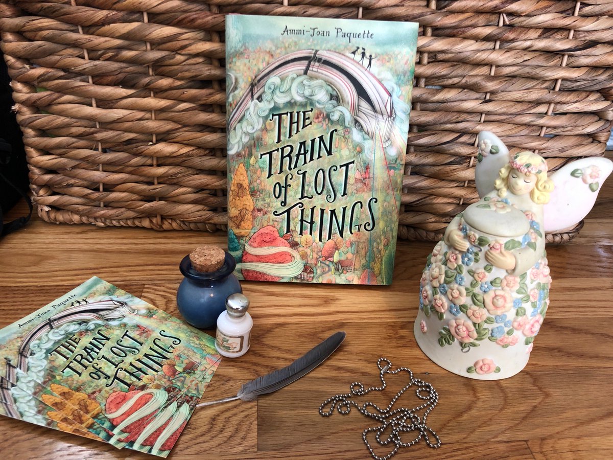 joanpaq's tweet photo. *Back-to-School Giveaway!!!* Teachers, readers, and all: I am giving away a SIGNED copy of THE TRAIN OF LOST THINGS - RT/share for a chance to win. I will pick a name at 12PM on Weds. 8/29!  
*Bonus: Post a review of TRAIN (or any of my books) + reply to lmk for an extra entry!* https://t.co/GX4VshFFmD