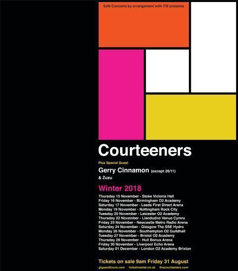 connexinlive's tweet image. ICYMI

Indie band The Courteeners will be visiting the Bonus Arena, Hull on 29th November 2018 as part of a major UK tour this winter.

🆕 #thecourteeners 
📅 29th November 2018
🕘 Tickets on sale at 9am - Friday 31st August 
🎫 buff.ly/2tuh5Xv