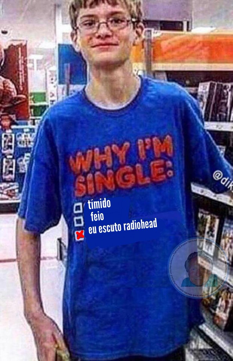 MusicaMerda's tweet image. Fã de Radiohead e solteiro são sinônimos