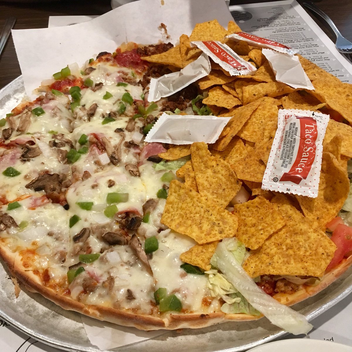 Needless to say, we are stuffed. Thanks again, <a href="/mabespizza/">Mabe's Pizza</a>!