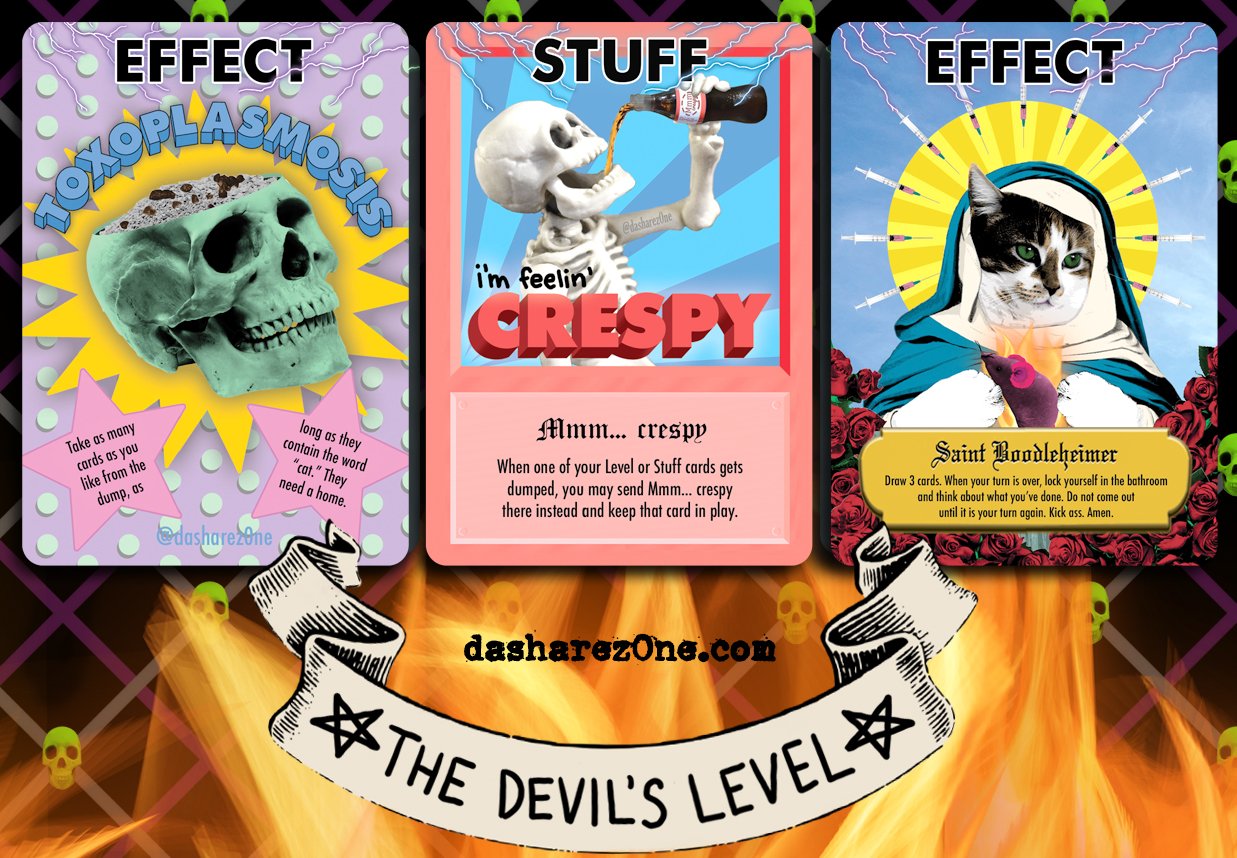 EXPANSON CARD’S BY @NatalieDee for THE DEVILS LEVEL MY CARD GAME THATS ALMOST SOLD OUT. GET IT AT https://t.co/Qtp3PuUDXE  AND GET THE EXPANSON CARDS IF YOU WANT THESE “LEGACY OF BOODLEHEIMER” EXPANS