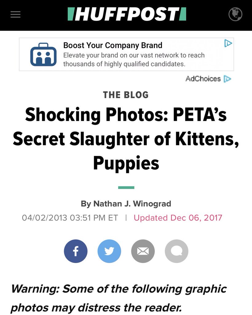 JimmysSeafood's tweet photo. @peta Don’t want to be boiled alive but want to be slaughtered. Got it! 👍 https://t.co/9wMtsSK8qg