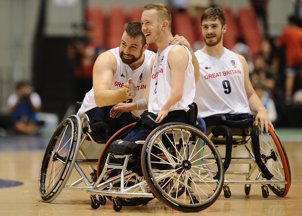 ParalympicsGB's tweet photo. As days go, @BritWheelBBall have had a great one 🙌

First the women win, then the men who beat Iran in the semis to set up a grandstand finish against Paralympic gold medallist USA 🏀

Read on 👉https://t.co/UChKjMOM5l https://t.co/OXFMD98Bq5