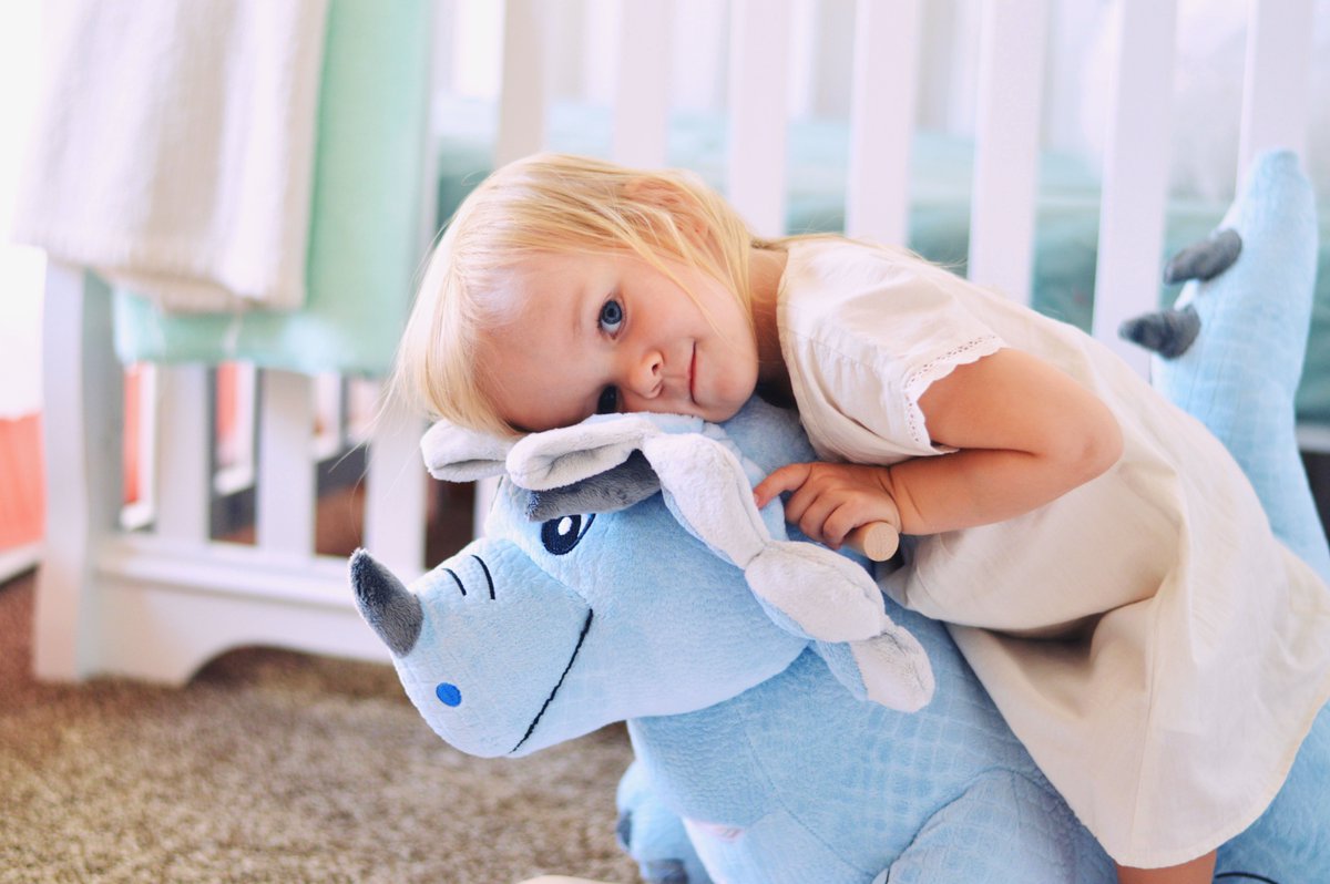 Designed for comfort ️ Rockabye.com #BabyRockingHorses #BabyRockingHorses #PlushRockers #toys #baby #toddler