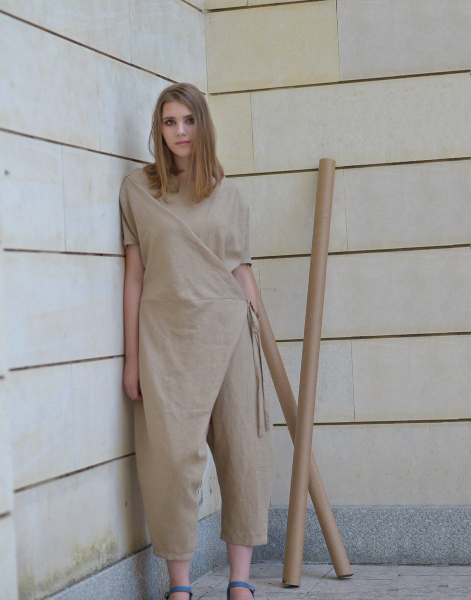 oversized harem jumpsuit