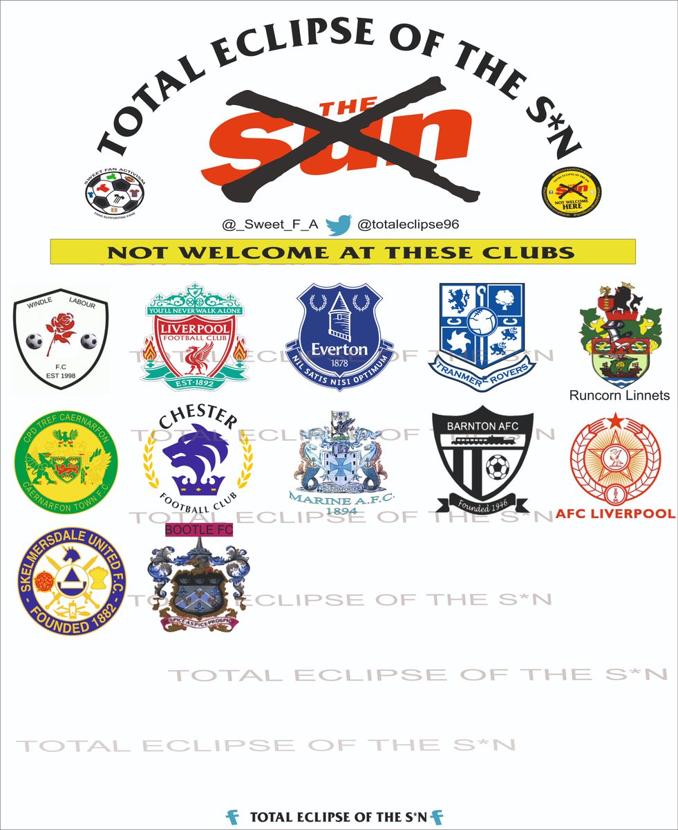 #Anfield stadium. 

One of 14 stadiums where the s*n 'newspaper' and its staff are banned. 
Rightly so. 

Best regards to all who stand against the s*n. 

It's just a rag. 
A vile obnoxious hate-filled rag. 

#sunnotwelcomehere
#totaleclipseofthesun