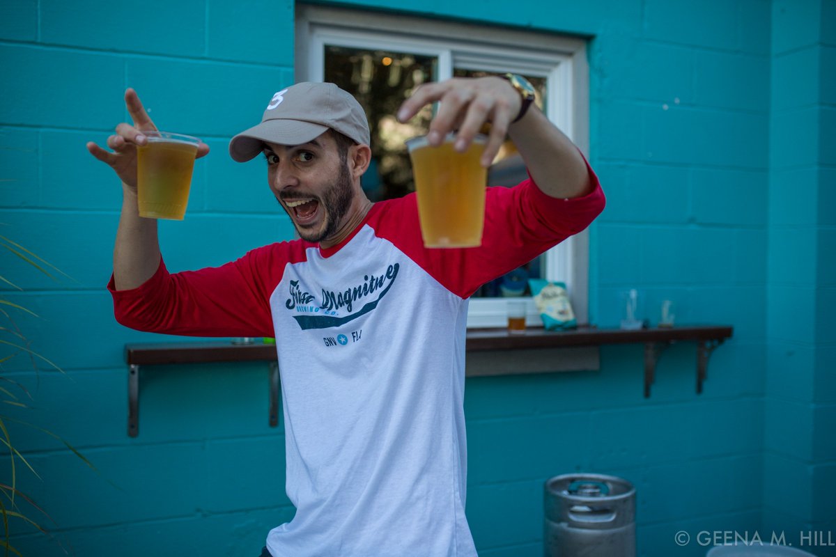 geenacolina's tweet photo. TOMORROW! *Saturday* My favorite #Gainesville #brewery is turning 4! Come drink delicious beer and celebrate with @fmbrewing. All day jams and festivities!
#firstmagnitude #craftbeer #FLbeer https://t.co/ighG4gygK7