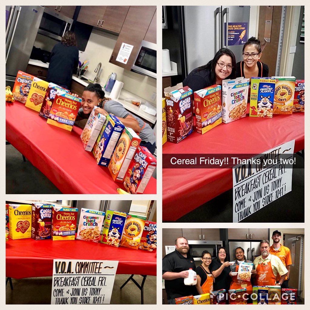 I’m a big kid now😋!!!ASSOCIATE APPRECIATION!!!....What better way to celebrate than with a kid’s breakfast???🙌🏽 #Cereal #HaveFunWithIt #AssociateAppreciation #VOACommittee #1041Proud #TakingCareofOurAssociates