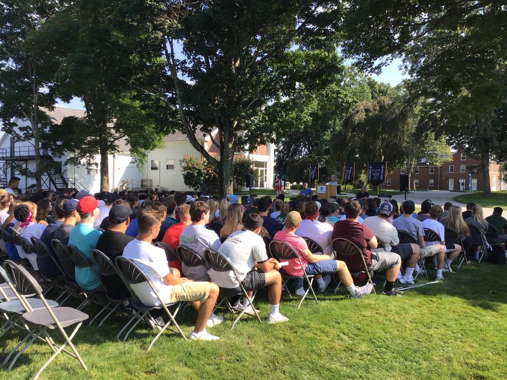 The official welcome!  <a href="/Nichols_College/">Nichols College</a>