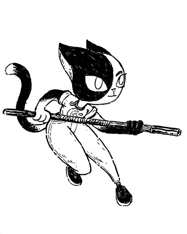 lostrest_'s tweet photo. Meow are you guys doing today?
·
#meow #characterdesign #illustration #drawing #fantasyart #art #artofvisuals #cartoonist #pigmamicron #inkdrawing #worksonpaper #inkfeature #blackworknow #cat #worldbuilding #dungeoncrawl #lostrest https://t.co/tTD7rD43lg https://t.co/Aafmml1cro