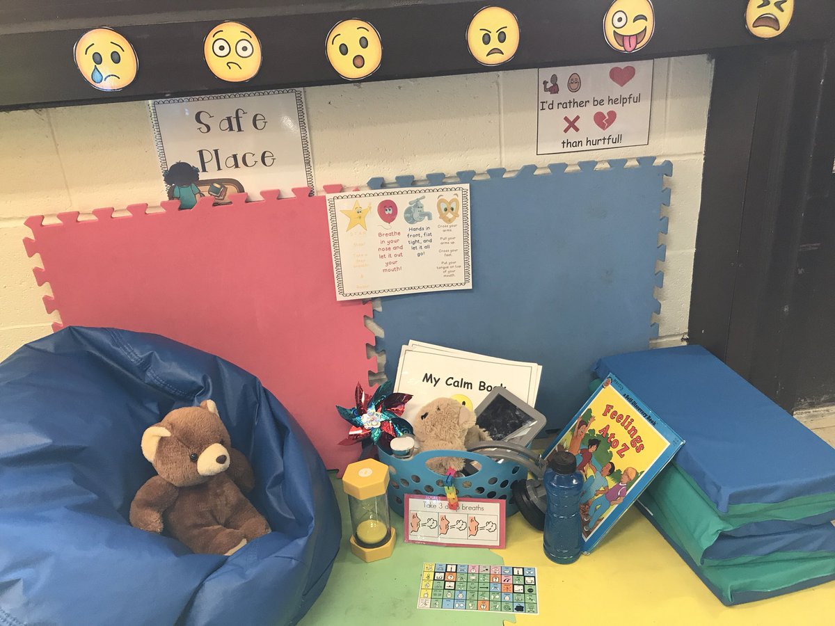 Awesome safe space for our youngest learners! #consciousdiscipline <a href="/apfeiffersmith/">Amy Smith</a> #BCPS_ConsciousD