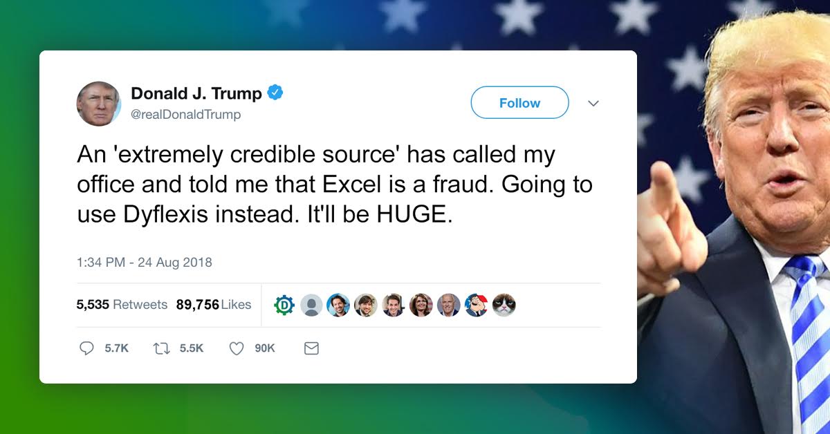 Zorgen jouw campagnes voor meer publiciteit dan de tweets van <a href="/realDonaldTrump/">Donald J. Trump</a>? Dan is onze Marketing Manager vacature jou op het lijf geschreven: bit.ly/Vacature-Dyfle…