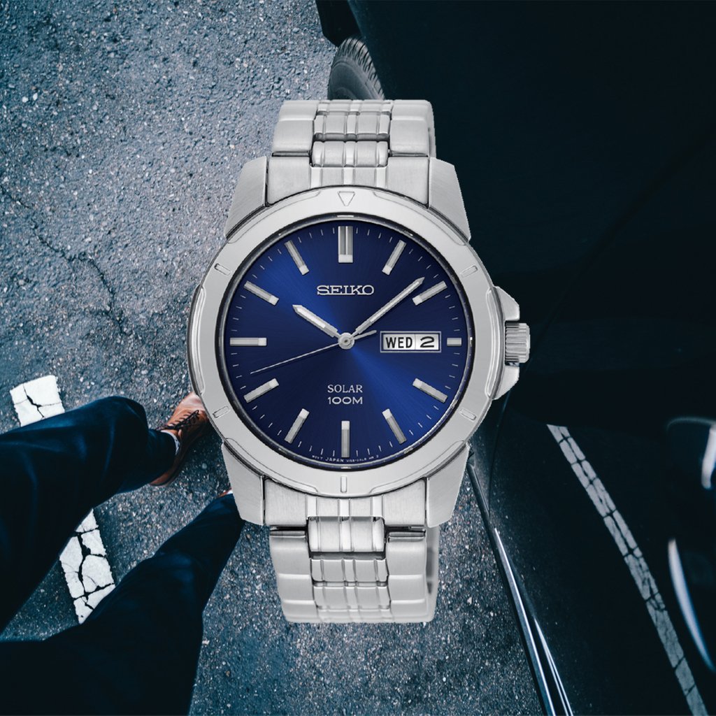 Seiko Ireland on Twitter: "Exude elegance....Suit up with Seiko Solar ************* #SNE501P1 // SEIKO SOLAR STAINLESS STEEL BRACELET WATCH RRP €189.00 Shop here: https://t.co/1IGT9xFY47 #Seiko #seikosolar #Japan https://t.co/A2wQcVtS99" / Twitter
