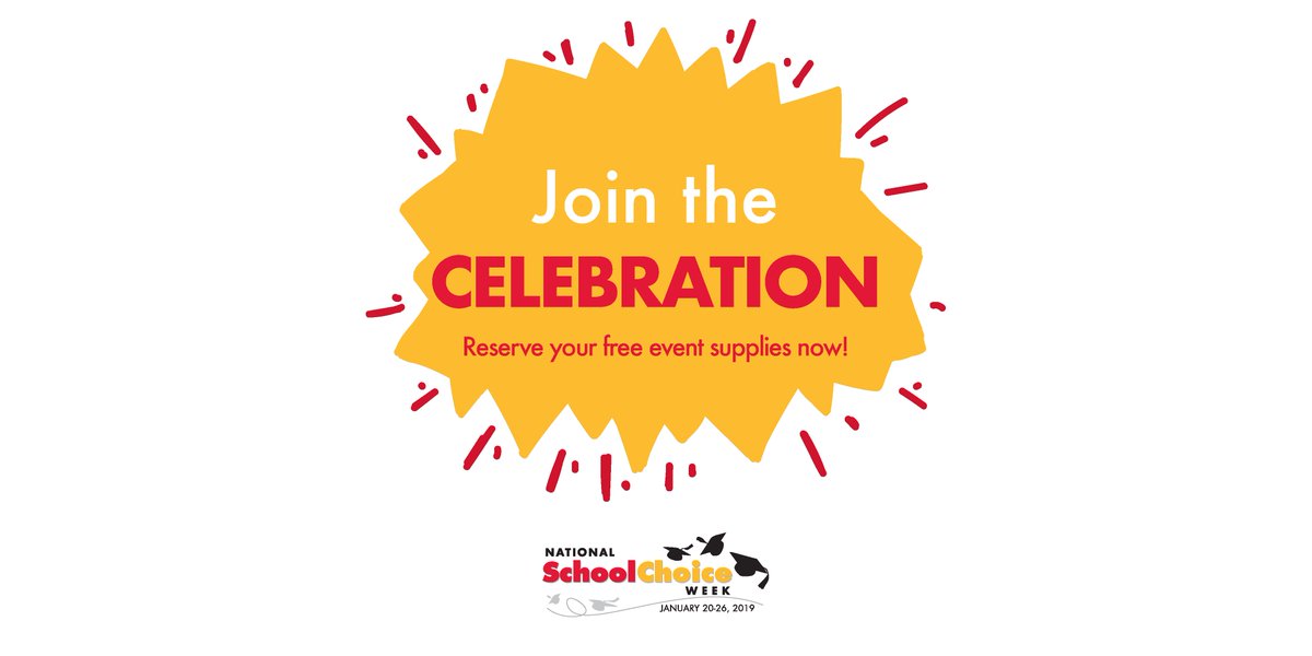 ntlschoolchoice's tweet photo. Ready to join the celebration and support your #schoolchoice? Anyone can plan an event, meeting, or activity for National School Choice Week! For more information on how to host an event visit, https://t.co/GCRKBtXK1V https://t.co/ME8Jd90lYq