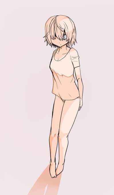 前髪が長い子、すこ。 