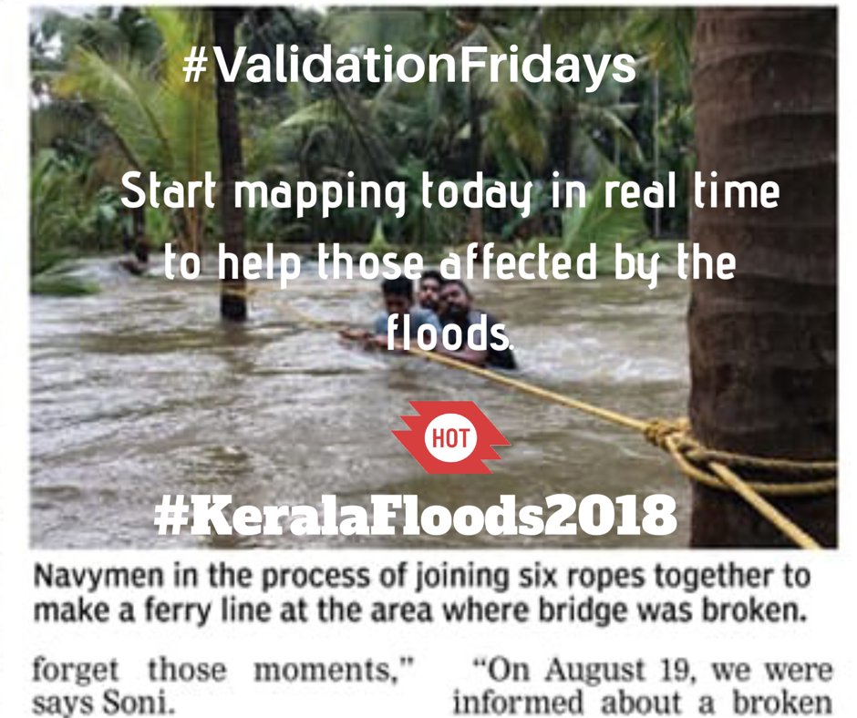 Crowd2Map's tweet image. #ValidationFridays 

Want to start mapping and learning while making a real time contribution?

How can you help with the #KeralaFloods2018 ?

tasks.hotosm.org/contribute?dif…

#CrowdMapping #HOTOSM
