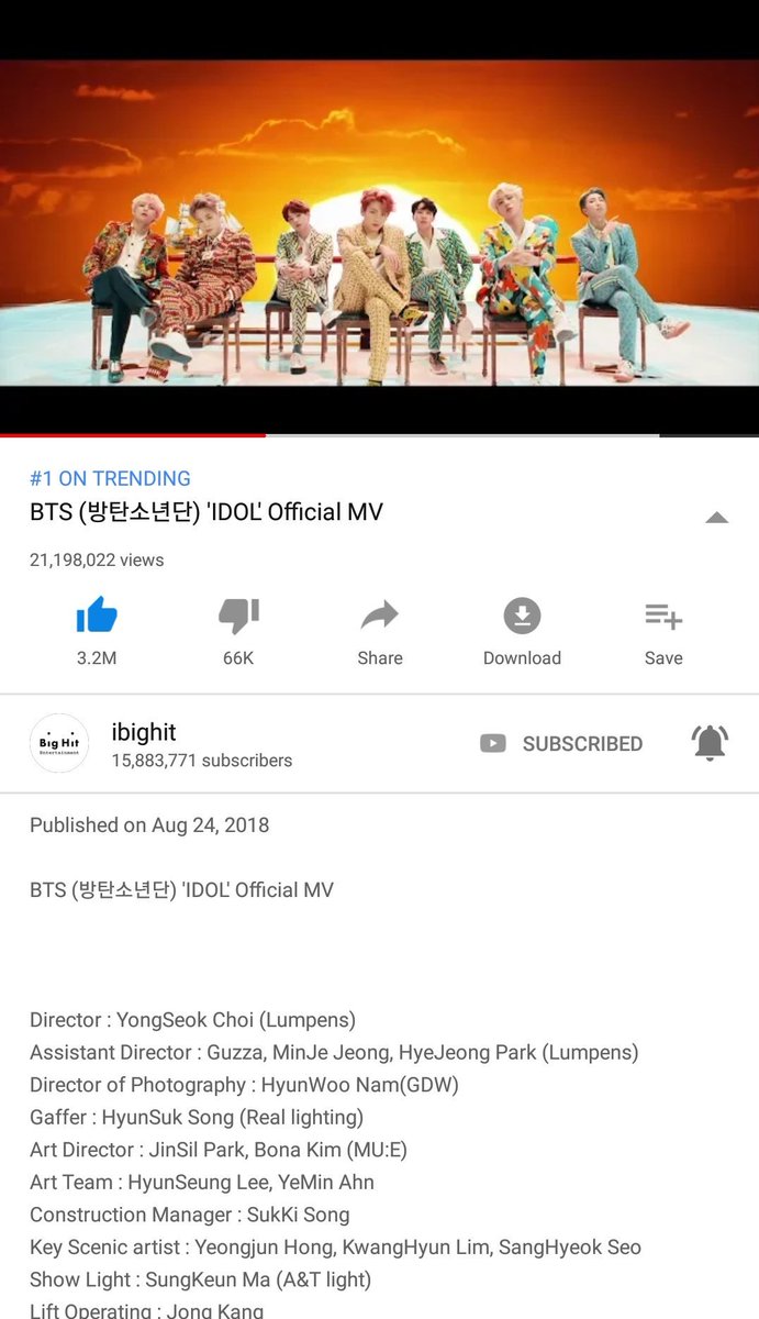 bstwings_views's tweet photo. [D1: 180825] 01:00 KST
📈Views: 21,198,022
👍Likes: 3,280,408

👉Watch https://t.co/CQSSteE3g8             
👉Like+Comment+Subscribe
👉Share on Twitter/FB/Insta
#AnswerIsHere https://t.co/oclS0uOm85