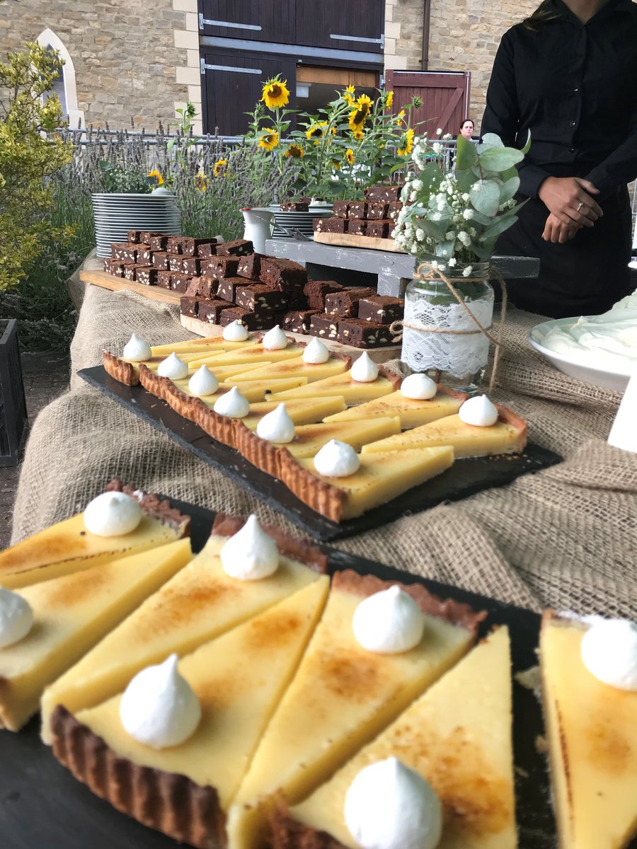 Celebrating another lovely couple wed at <a href="/WortonHall/">Worton Hall</a> with a delicious #barbecue. #caterers #wedding #foodie #oxfordshire #venues #bbq #salads #dessert