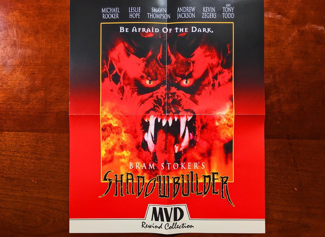dawnofthediscs's tweet image. New Blu courtesy of @mvdentgroup #mvdrewindcollection 1998’s Bram Stokers “Shadowbuilder”!!!