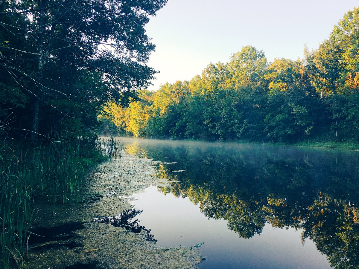 MILESCAT's tweet photo. Felt like fall this morning. Caught some fish, changed trail cam cards, and enjoyed God’s creation! https://t.co/LSa698vRsb