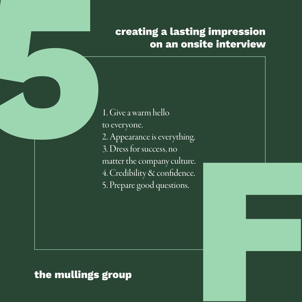 You only have a couple of minutes to leave a lasting impression on your job interview. In today's #5Fridays we share those tips that will make you shine and land your dream job