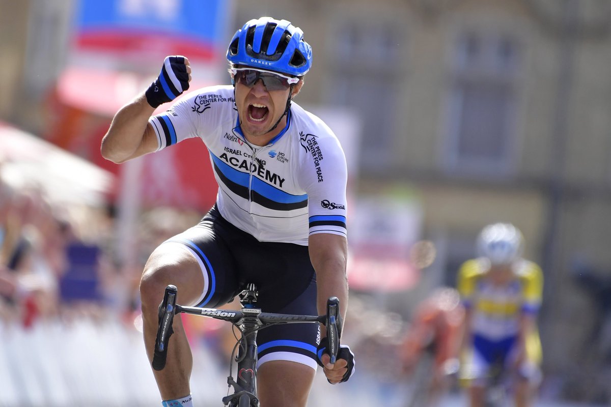 õnnitlused <a href="/mihkelraim/">Mihkel Räim</a> and mazzeltov @yallaACADEMY! What a race and what a winner we had today! 😍🚴‍♂️ ©Photonews