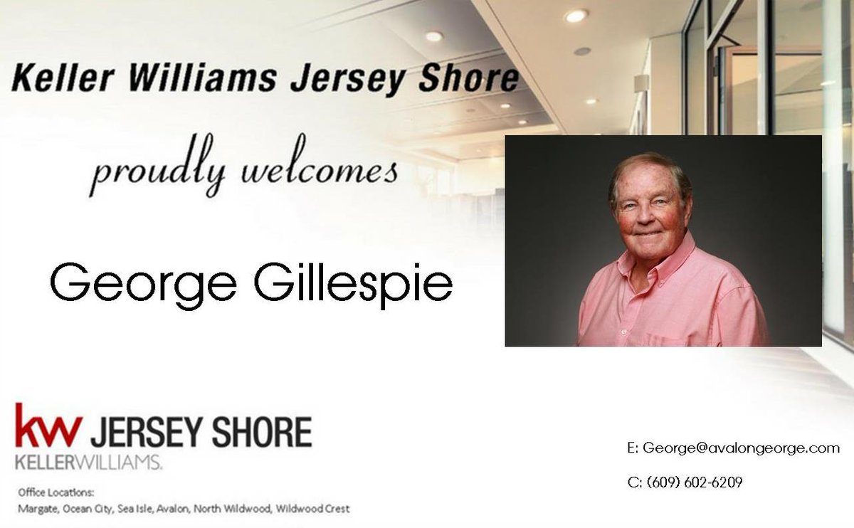 KWJerseyShore1's tweet image. Look who joined KWJS!
Let's give a HUGE KW welcome to George Gillespie
We are excited to be in business with you!

#MakeTheMove #kwjs #careersworthhaving #livesworthliving #businessesworthowning #kwjscareers #RealEstate #TeamWork #WelcomeAboard