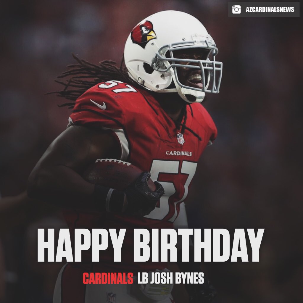 Happy Birthday to LB Josh Bynes!  