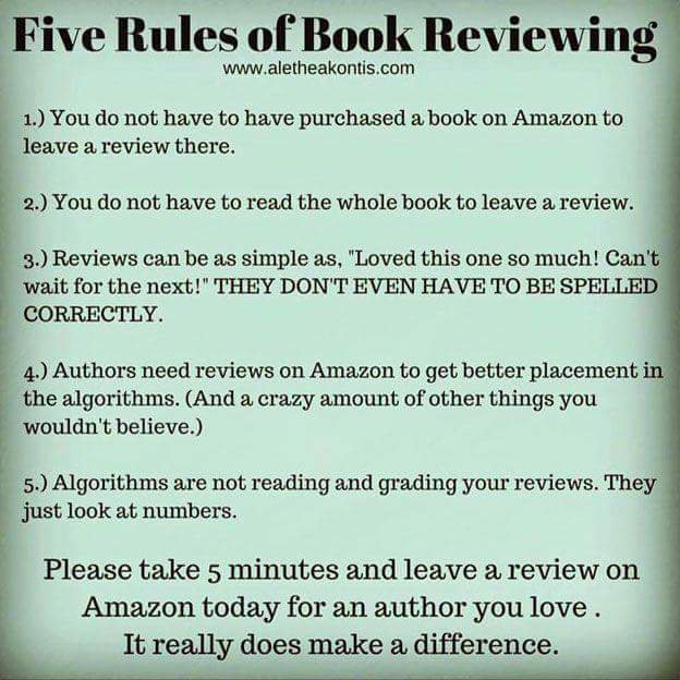 byMorganWright's tweet image. Please take 5 minutes &amp;amp; leave a review on Amazon today for an author you love.
It really does make a difference❤️.

#writers #booklovers #amreading
