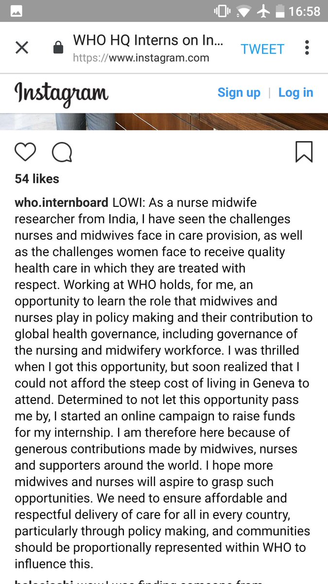 Mayra_K11's tweet photo. #Day5 #WHOInternship
This nurse midwife from #India got featured in instagram official page of WHO interns 😋 @SagefemmeSB @elizabeth_iro @FrankaCadee @world_midwives @ICNurses @TheZedster @Ptenh @Humanisingbirth @SisterShawnRM @NormalBirthConf @BornTooSoonKH @hannahdahlen https://t.co/ibHAMihhzg