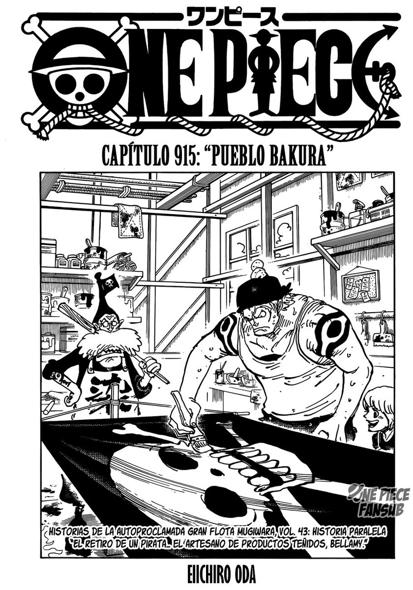 Mangakusweb's tweet photo. ONE PIECE Manga 915 Español
Título: Pueblo Bakura
Link para lectura y descargar: https://t.co/X5CXL4Akij
#OnePiece #OP #OnePiece915 #OnePieceManga #OP915 #Nakama #LosMugiwara #Mugiwara https://t.co/8q3phTfNlR
