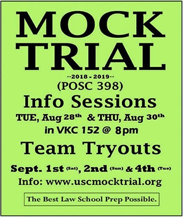 Save the date for one of our two info sessions next week!