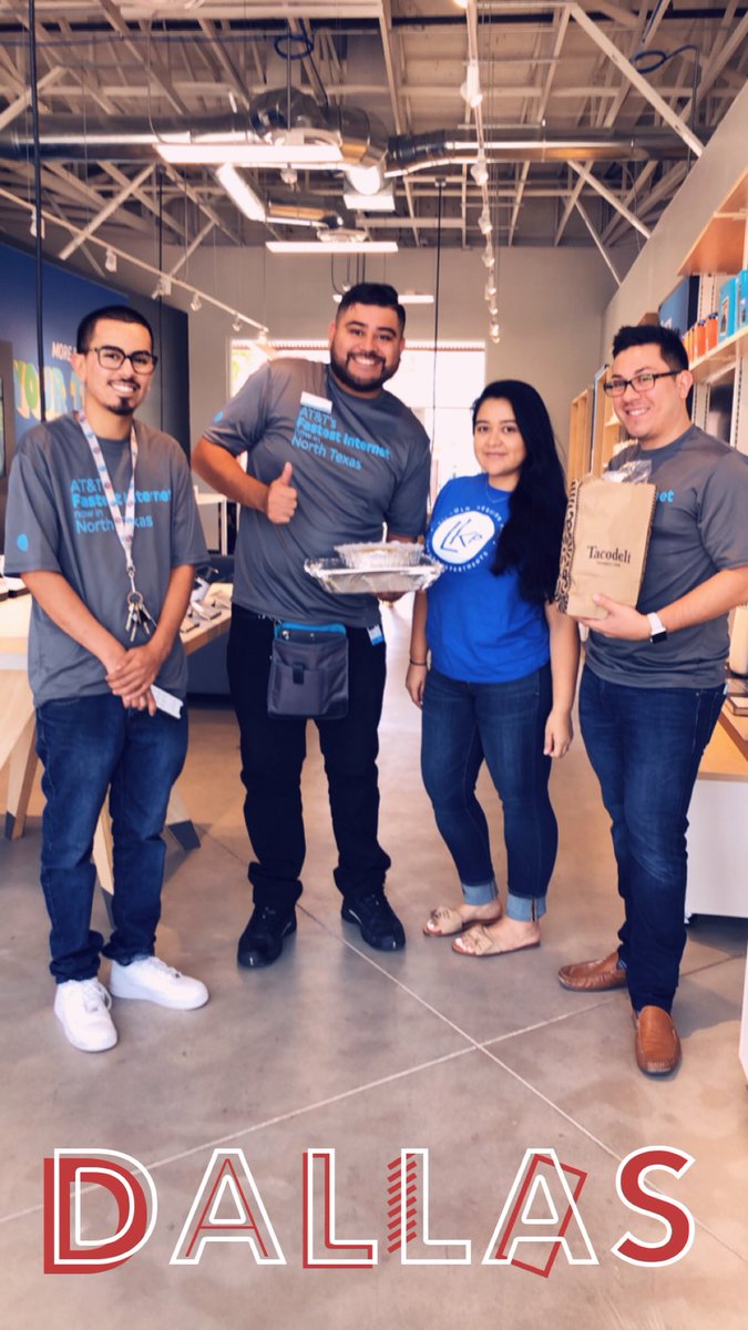 LizNolen24's tweet photo. Building relationships is KEY to a successful business! Thank you Lincoln Kessler Park for lunch and continuing to work with Luis to help your residents get ATT services! @CentralRgnVoice @thedoscarver #NTXDynasty #FirstPopUpEver #DallasTX #ConnectedCommunities https://t.co/iFjanoJkGD