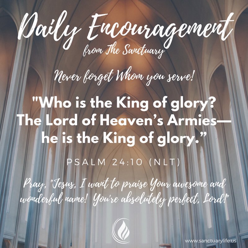 sanctuarylifena's tweet photo. #DailyEncouragement #SanctuaryLife #BUILDing18
Psalm 24:10 NLT https://t.co/FDLmAHtX07