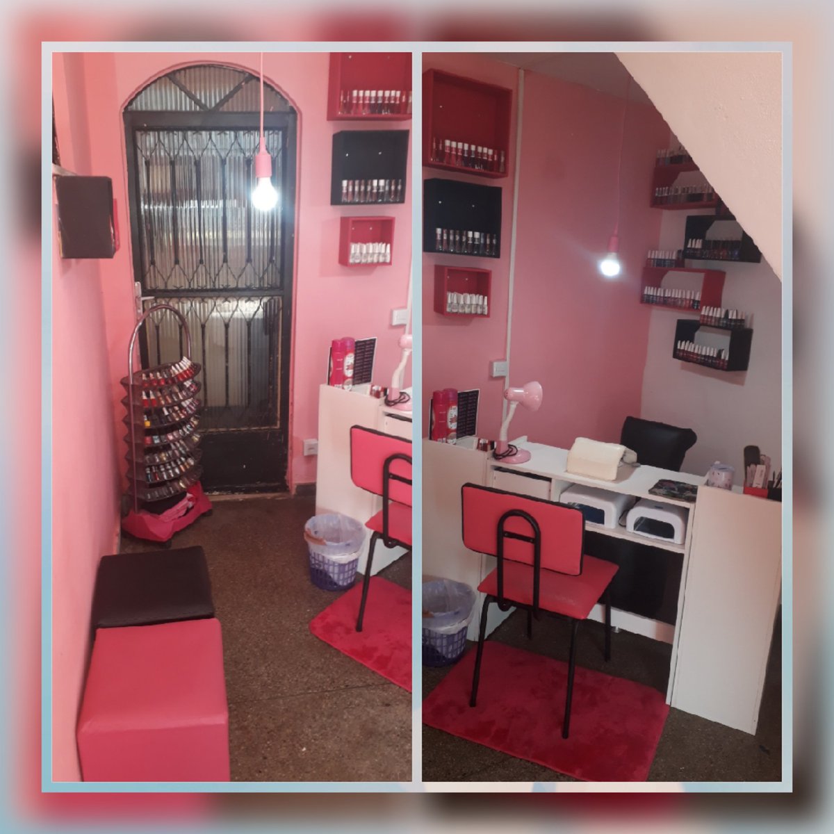 Mylennaa2's tweet photo. Gratidão há DEUS TODOS OS DIAS, POR ME ABENÇOAR, MESMO SENDO FALHAA, AMOOO MEUU CANTINHO  😍♥💅🏾💅🏾💅🏾                   Não é apenas um Cantinho 
É um sonhooo realizado, é um investimento 
#job #designerdeunhas 💅🏾💅🏾💅🏾 # *MANICURE POR AMOR* https://t.co/qW1y9japUl