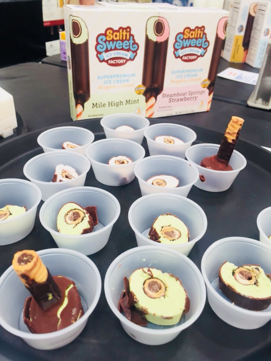 saltisweet's tweet photo. It's our last day sharing the SaltiSweetness at the Littleton/SW @Costco! Come see us and jump start your weekend with a cool treat if you're nearby, and look for us next week at the Timnath Costco! #TGIF #CostCOlorado #MintStrawberryCaramelVanilla #TryAll4 #SuperPremiumIceCream https://t.co/UjIF6Hh3or