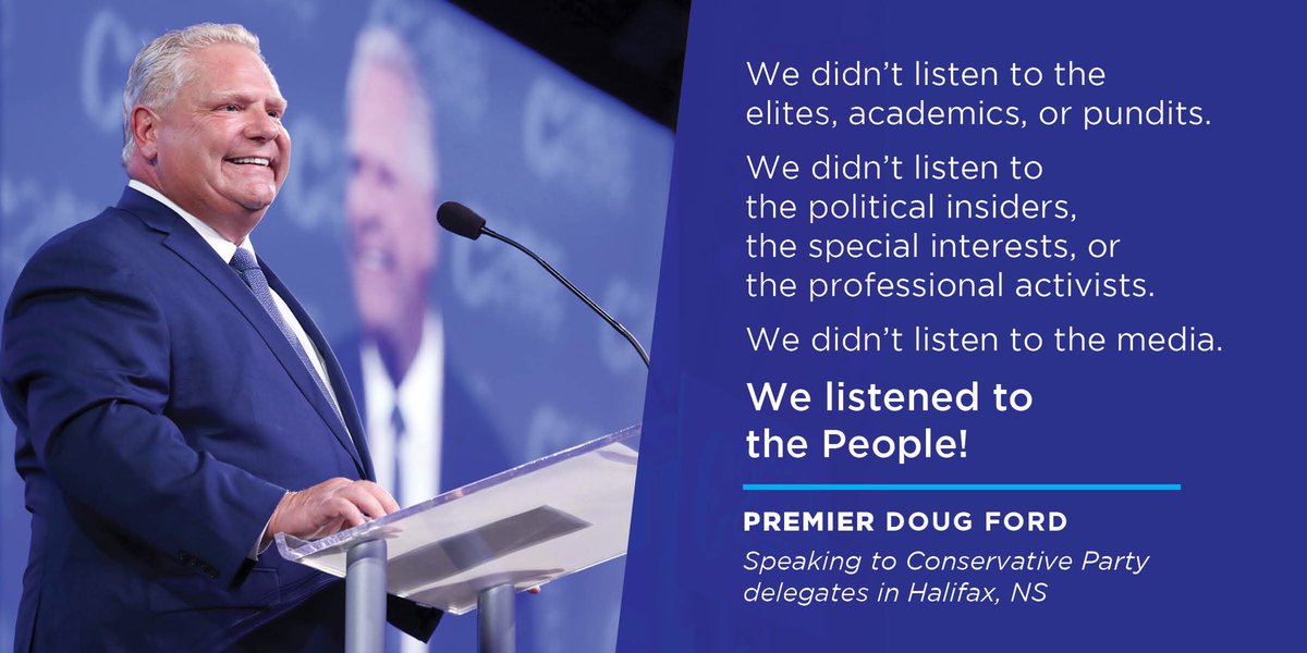 fordnation's tweet image. We won the election in Ontario because we stayed true to our values and principles. #CPC18